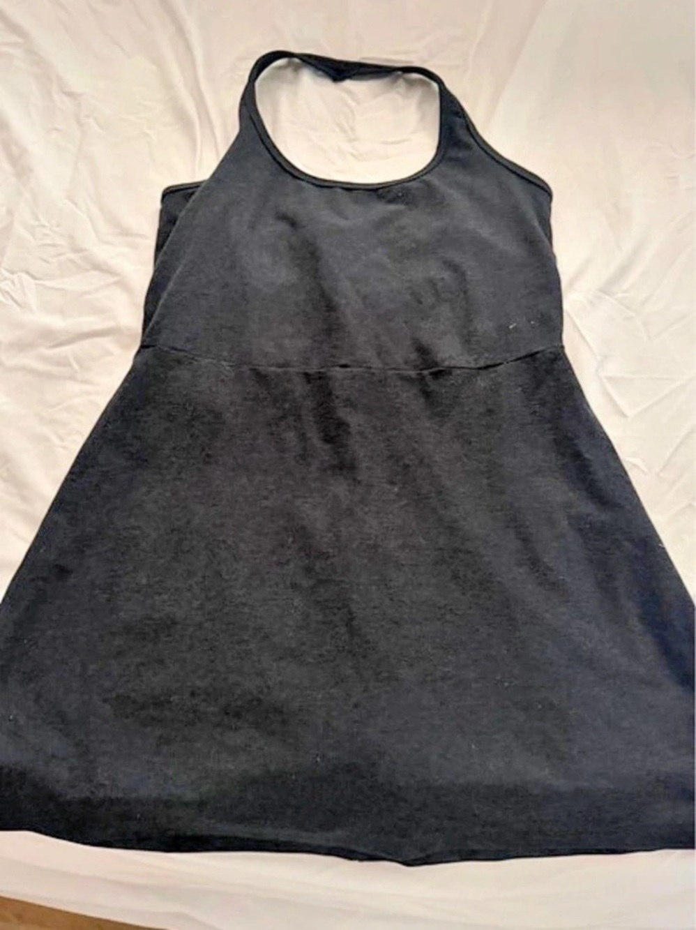 Beyond Yoga Spacedye Active Halter Dress Black Mini Size Large